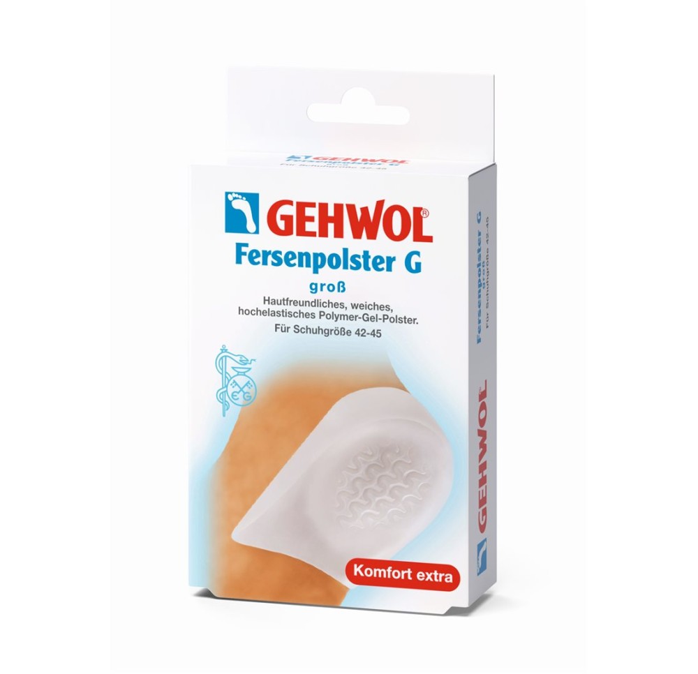 GEHWOL Fersenpolster G mit Gelwellen gross 1 paire GEHWOL Fersenpolster G mit Gelwellen gross 1 paire