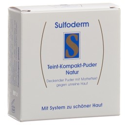 SULFODERM S teint poudre compact bte 10 g
