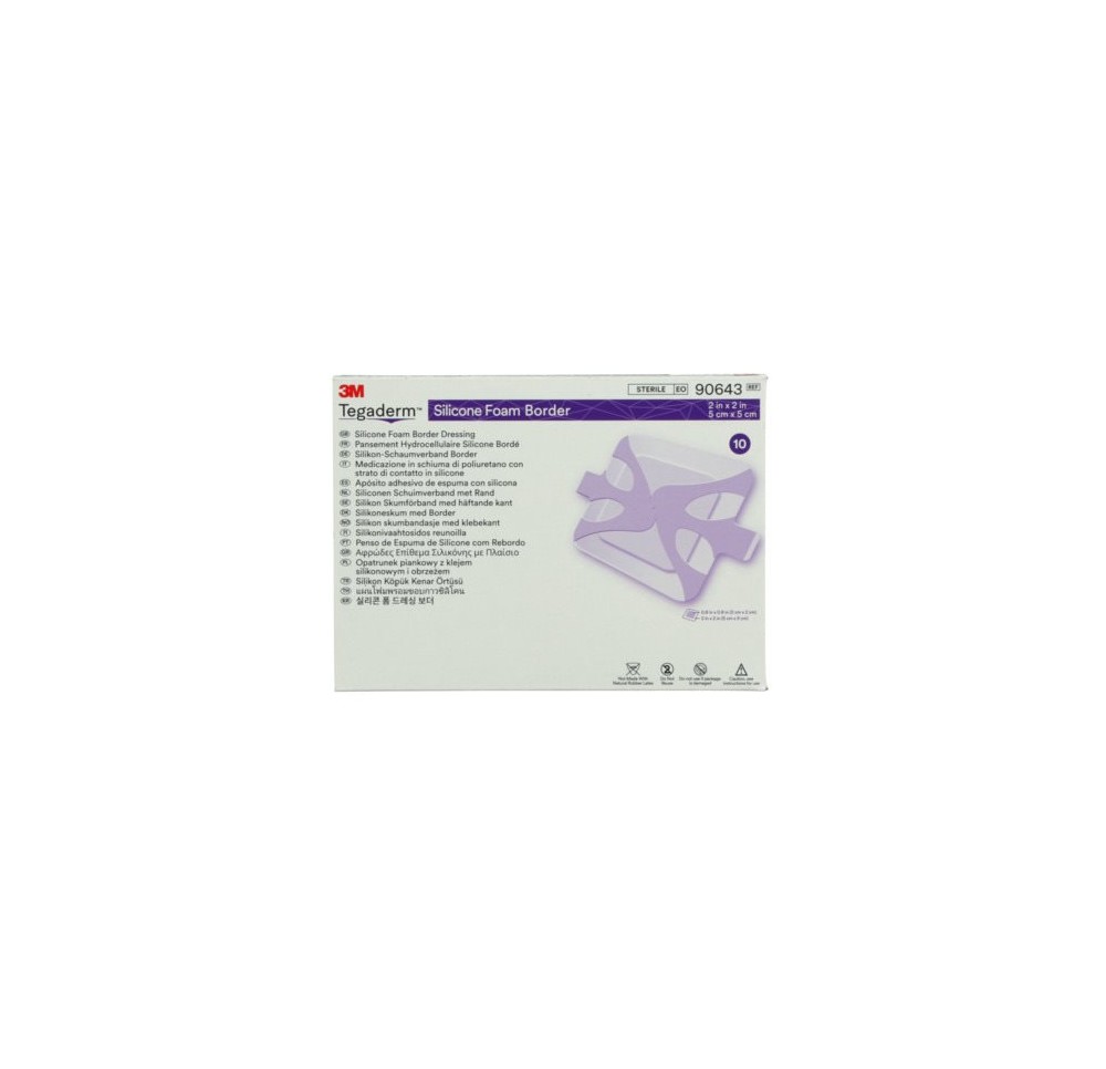 3M TEGADERM Pans Hydrocel Sil 5x5cm Bor 10 pce