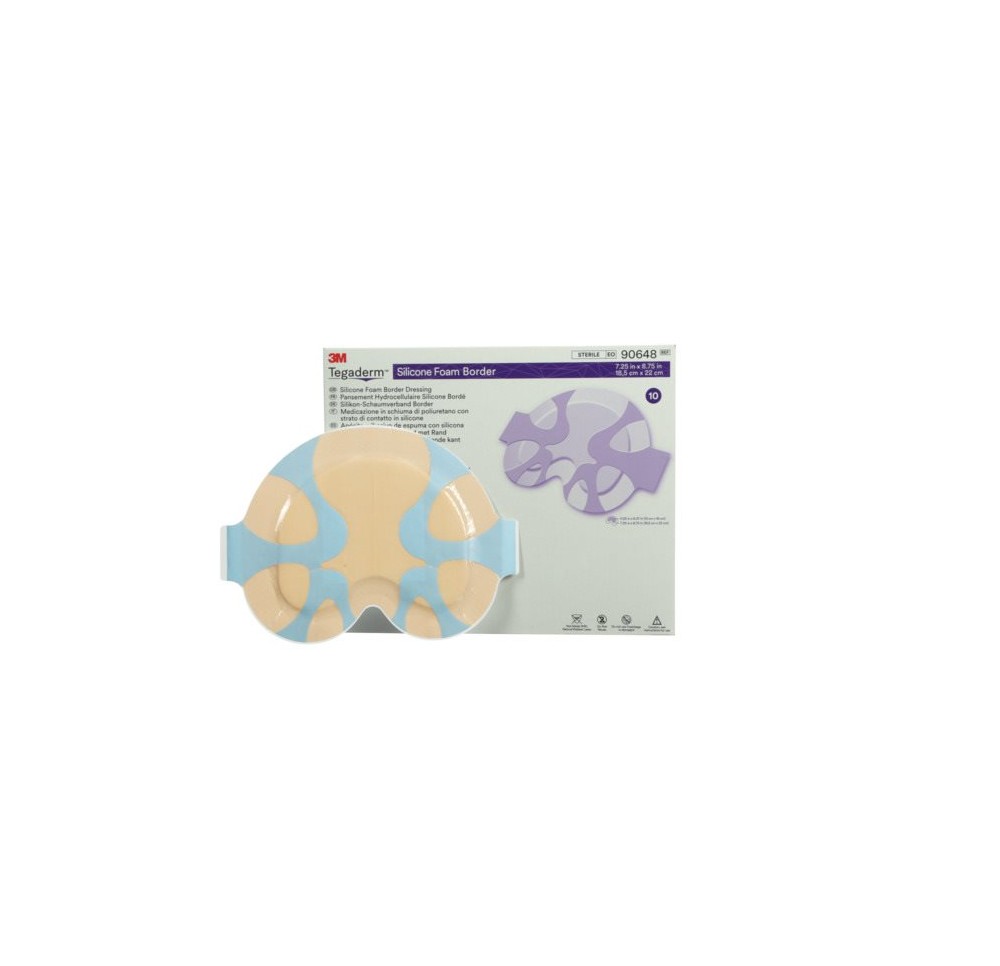 3M TEGADERM Pans Hydrocel Sil 18.5x 22cm Bor 5 pce