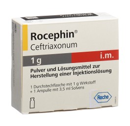 ROCEPHIN 1 g i.m. c lidoc flac