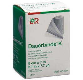 L+R K bande élastique forte 8cmx7m ch