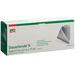 L+R K bande élastique forte 8cmx7m ch 10 pce