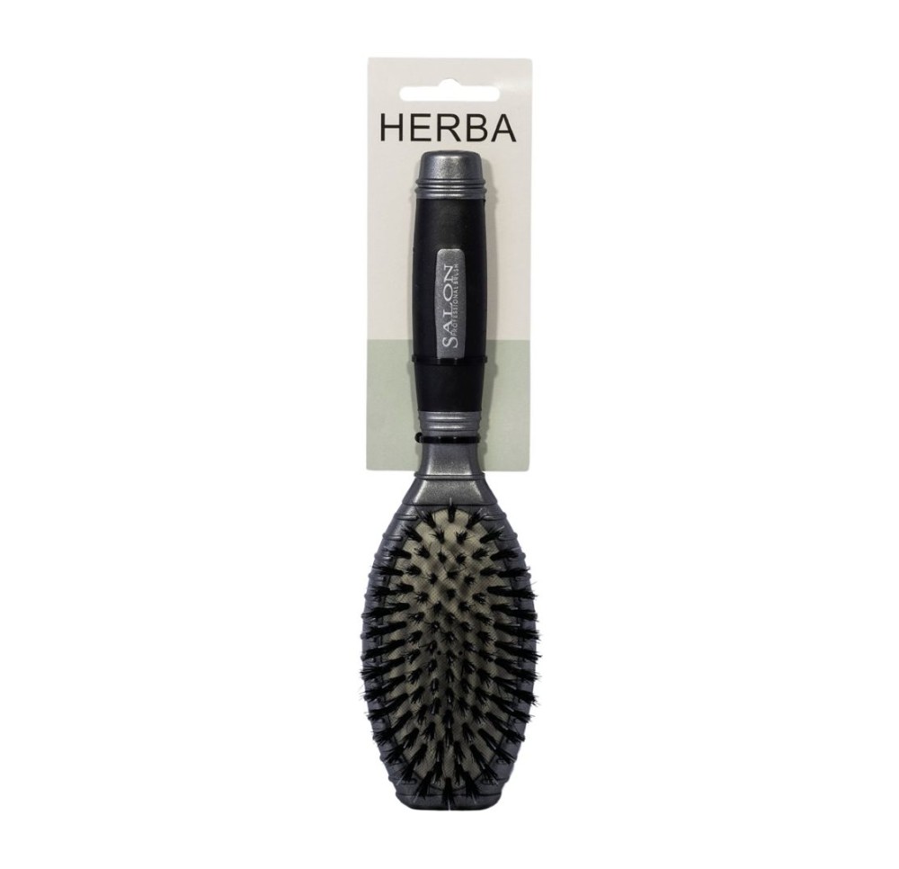 HERBA brosse tête caoutchouc soies naturelles 5260