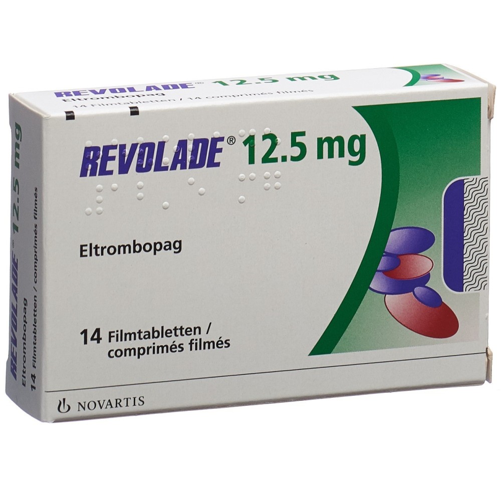 REVOLADE cpr pell 12.5 mg 14 pce REVOLADE cpr pell 12.5 mg 14 pce