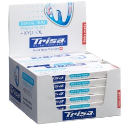 TRISA Dental Gum Fresh Mint display 12 x 12 pce