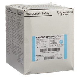 VASODROP Safety IV Cannula 22G 25mm/S 50 pce