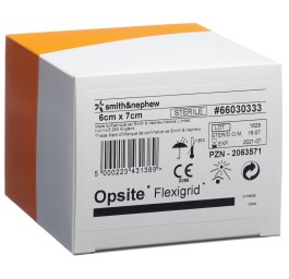 OPSITE FLEXIGRID film transpar 6x7cm 6 x 5 pce