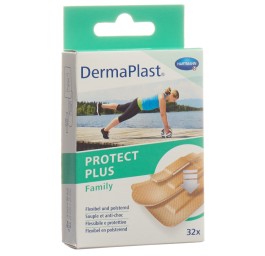 DERMAPLAST ProtectPlus Family 3 grandeurs 32 pce