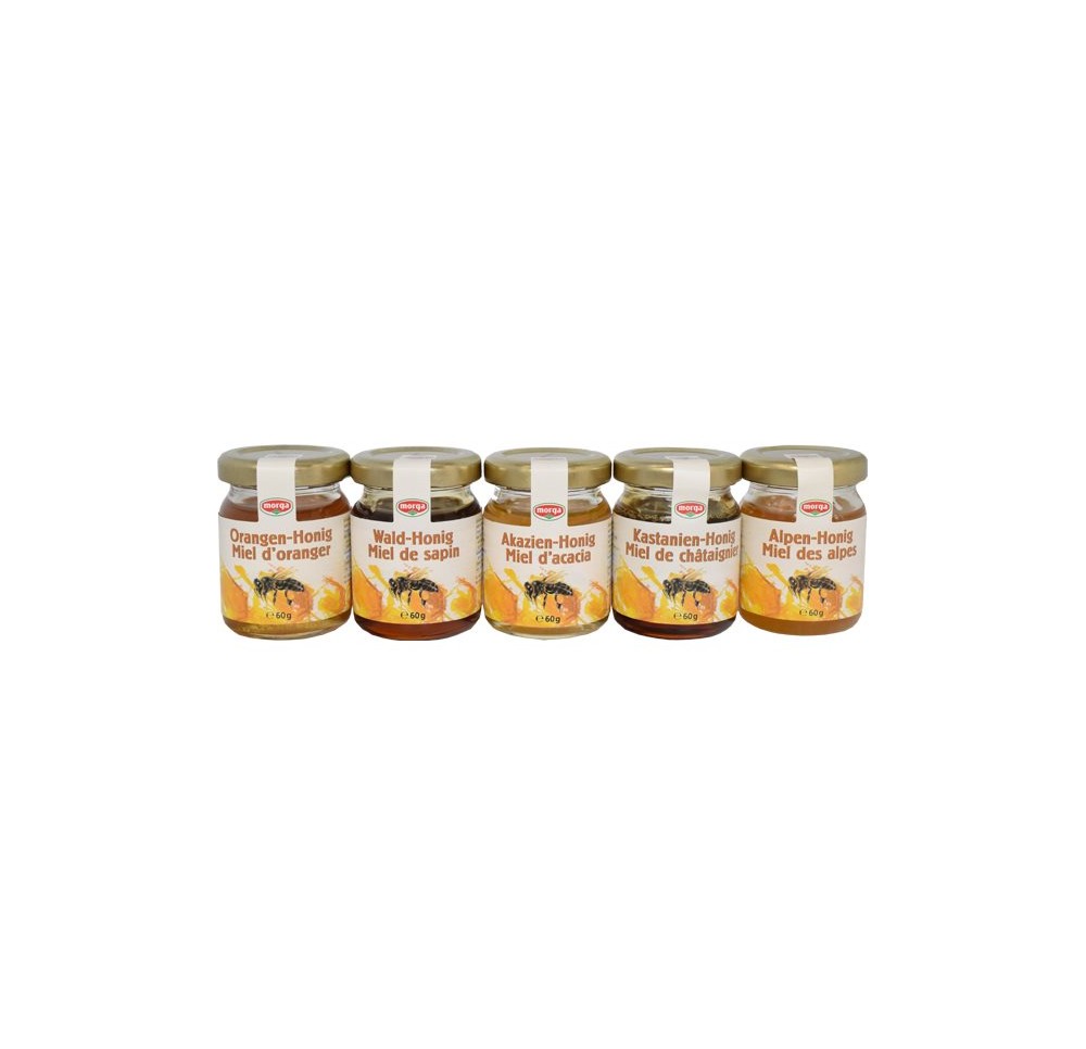 MORGA Midget miel 5 x 60 g