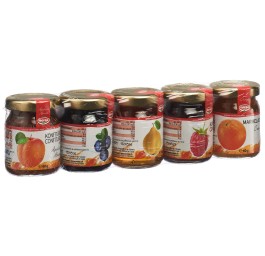 MORGA Midget confiture avec fructose 5 x 60 g