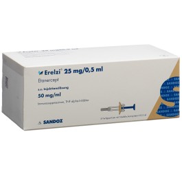 ERELZI sol inj 25 mg/0.5ml 4 ser pré 0.5 ml