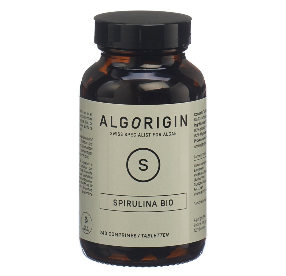 ALGORIGIN Spiruline cpr bio fl 240 pce