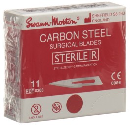 SWANN-MORTON Lames de bist stérile fig.11 100 pce