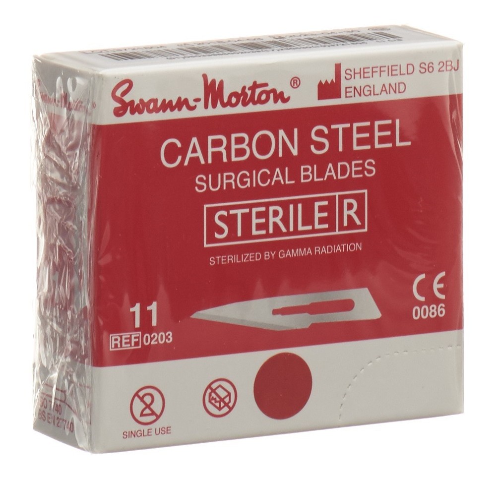 SWANN-MORTON Lames de bist stérile fig.11 100 pce
