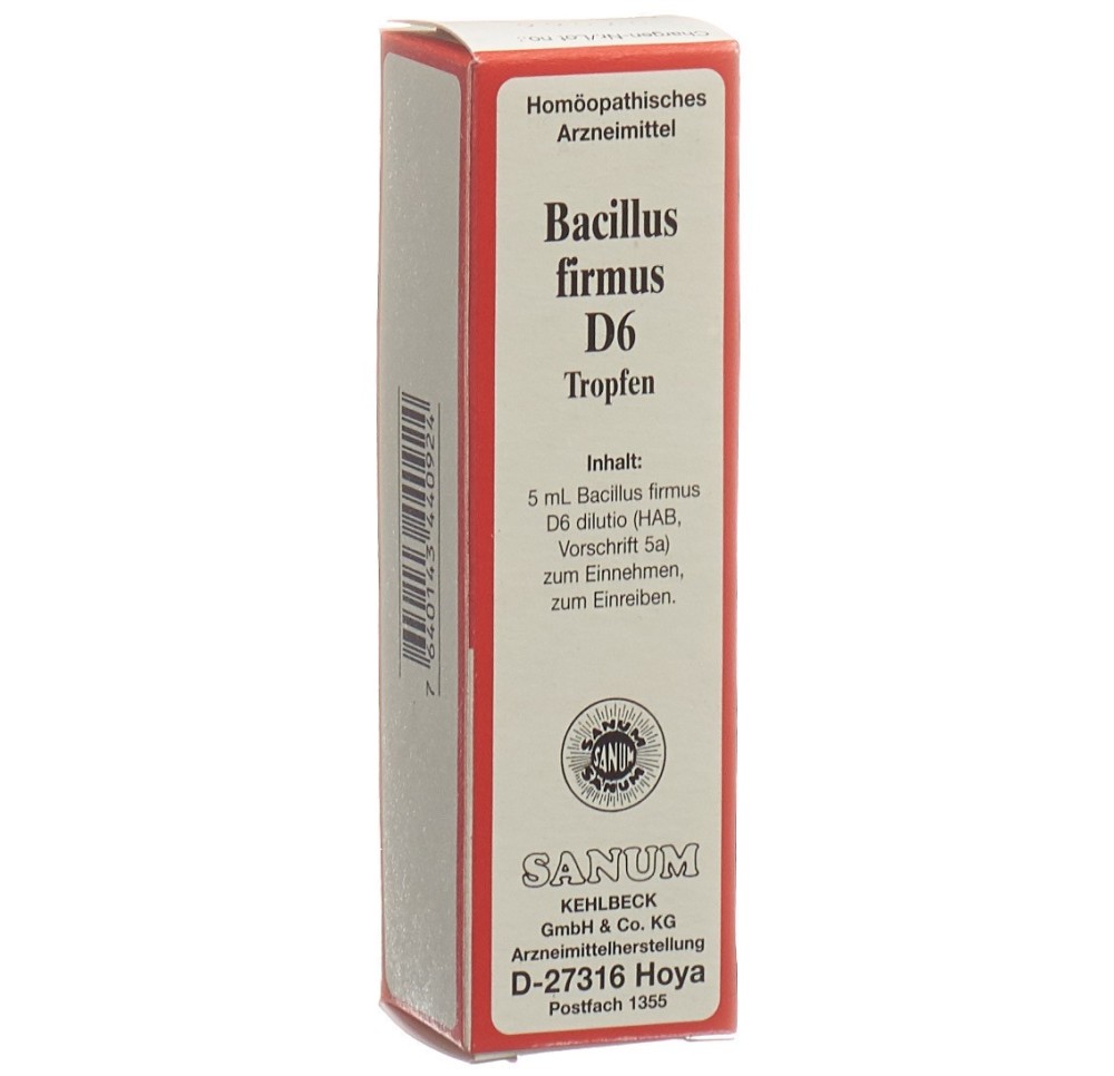 SANUM bacillus firmus gouttes 6 D 5 ml