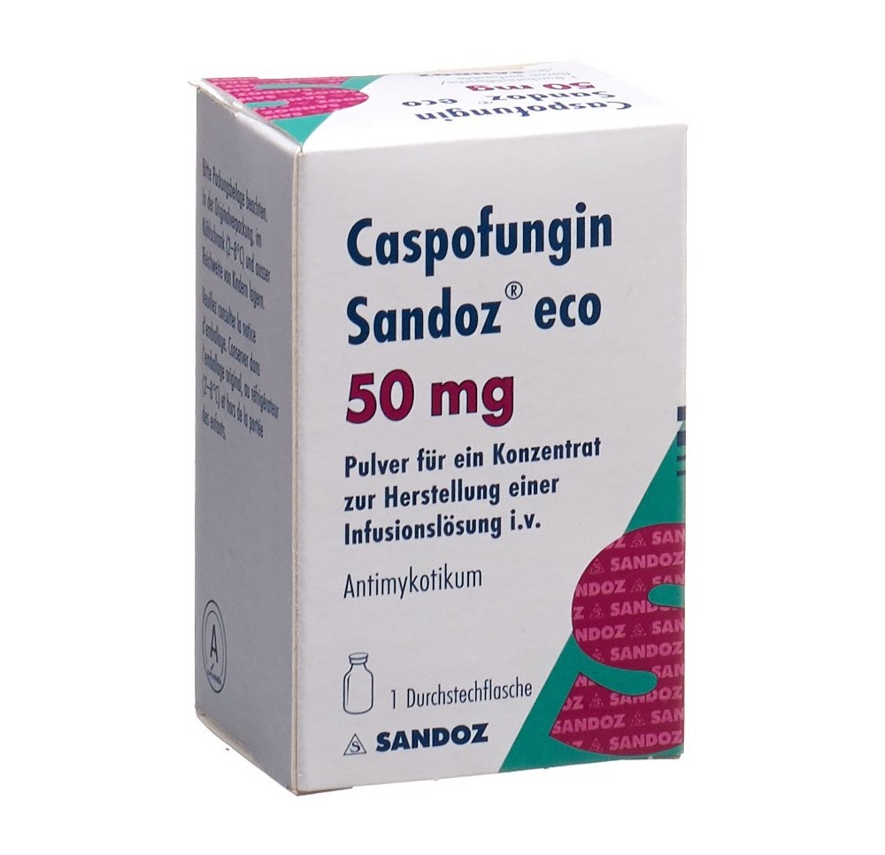 CASPOFUNGINE Sandoz eco subst sèche 50 mg vial