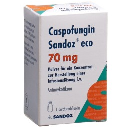 CASPOFUNGINE Sandoz eco subst sèche 70 mg vial