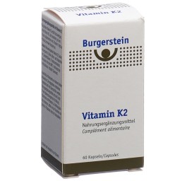 BURGERSTEIN Vitamin K2 caps moll 180 mcg 60 pce