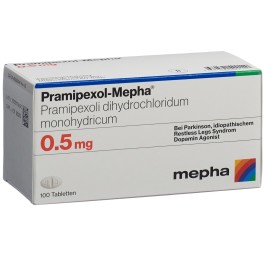 PRAMIPEXOL Mepha cpr 0.5 mg 100 pce