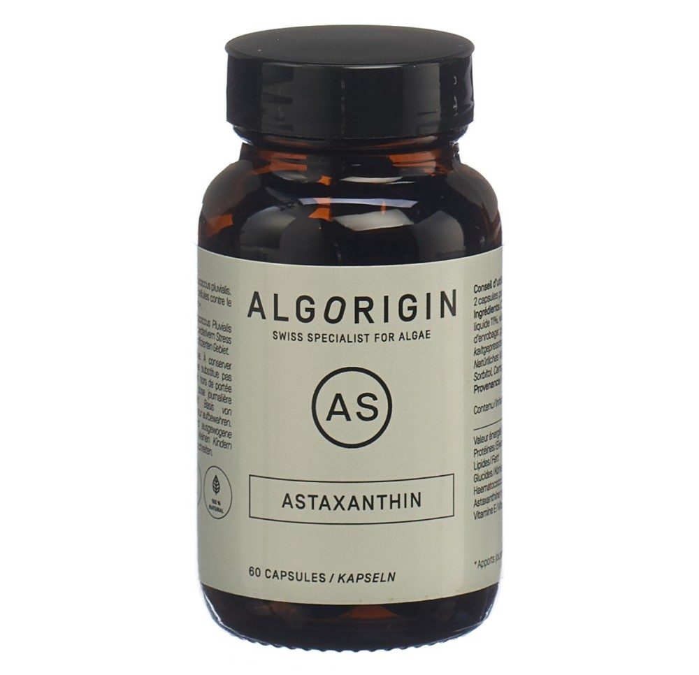 ALGORIGIN Astaxanthine caps fl verre 60 pce