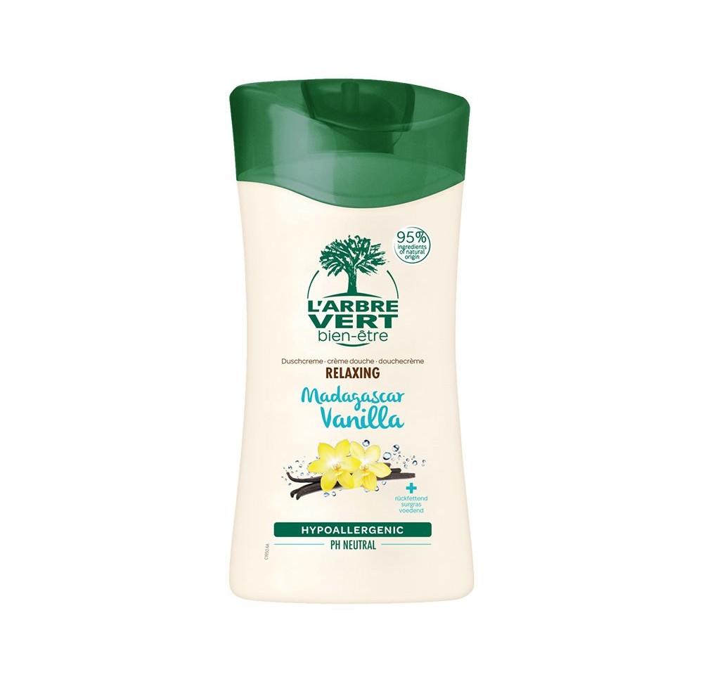 L'ARBRE VERT Crème douche éco Vanille d/f 250 ml