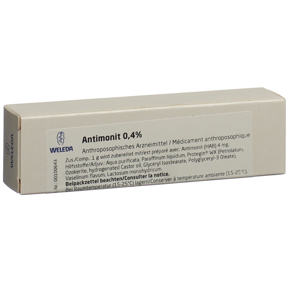 WELEDA antimonit crème 0.4 % tb 25 g