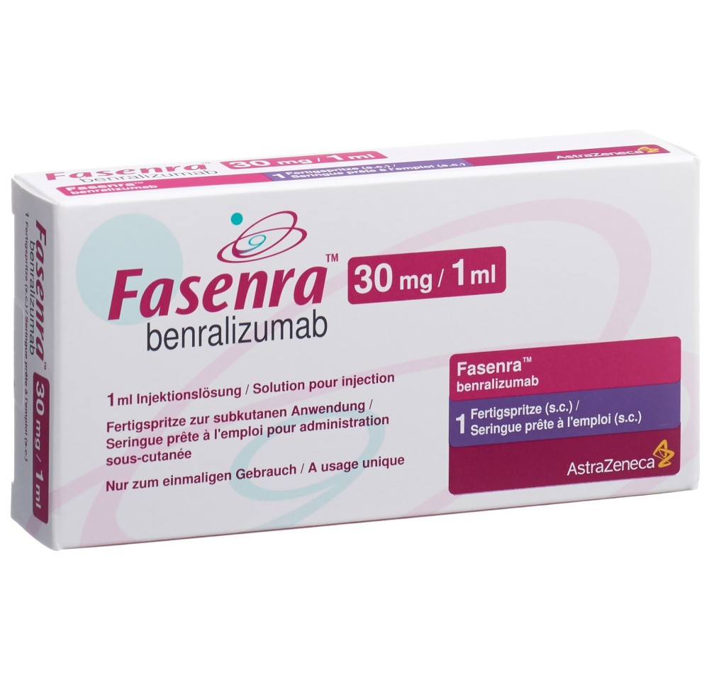 FASENRA sol inj 30 mg/ml ser pré 1 ml FASENRA sol inj 30 mg/ml ser pré 1 ml