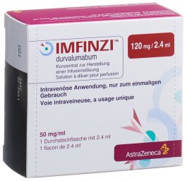 IMFINZI conc perf 120 mg/2.4ml flac 2.4 ml
