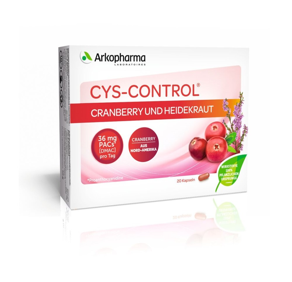CYS-CONTROL caps cranberry et bruyère 20 pce