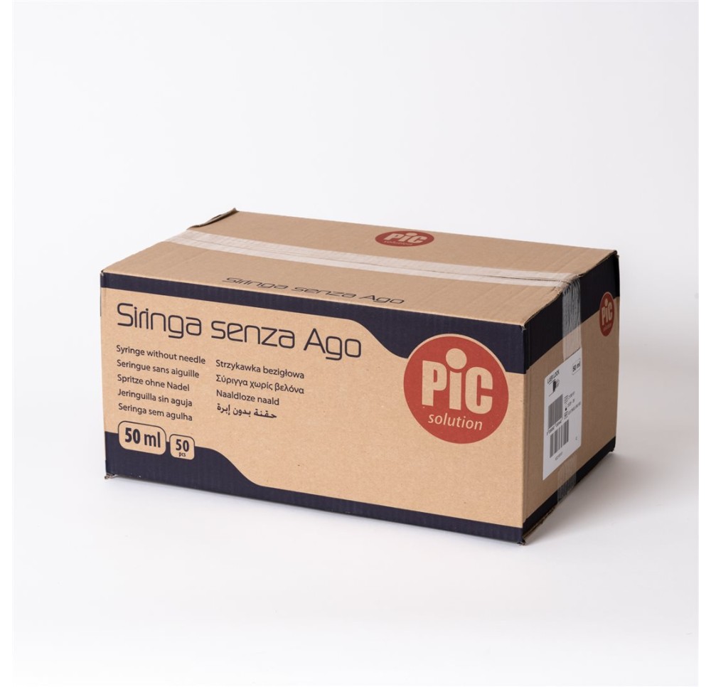 PIC SOLUTION seringue us un 50/60ml luer lo 50 pce