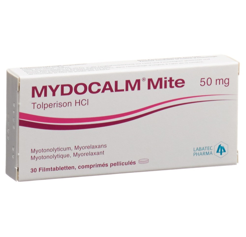 MYDOCALM mite cpr pell 50 mg 30 pce MYDOCALM mite cpr pell 50 mg 30 pce