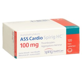 ASS CARDIO Spirig HC cpr pell 100 mg 120 pce