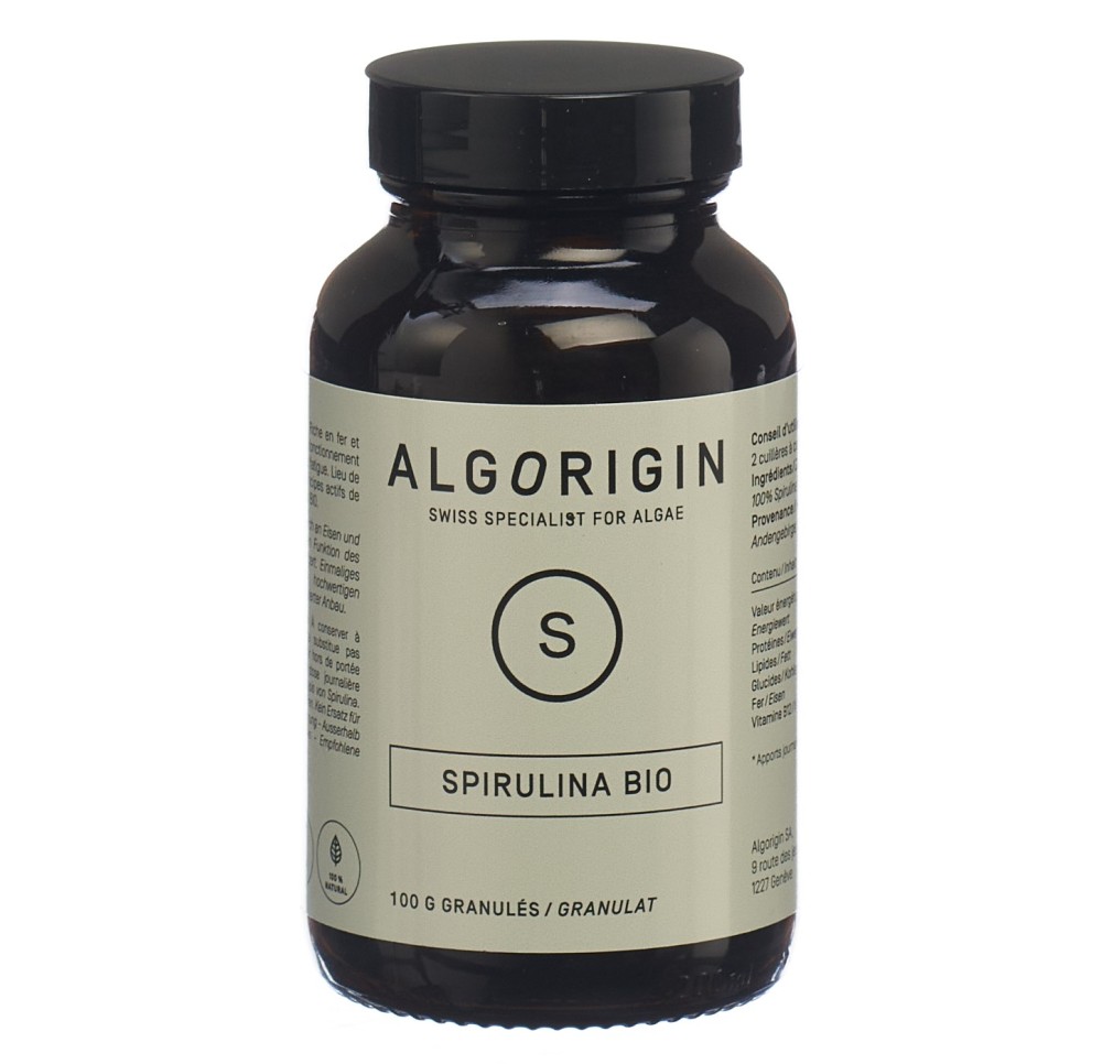 ALGORIGIN Spiruline gran bio fl 100 g ALGORIGIN Spiruline gran bio fl 100 g