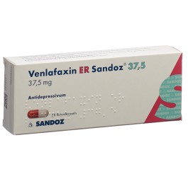 VENLAFAXINE ER Sandoz caps ret 37.5 mg 28 pce