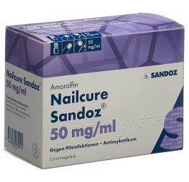 NAILCURE Sandoz vernis ongles 50 mg/ml 2.5 ml