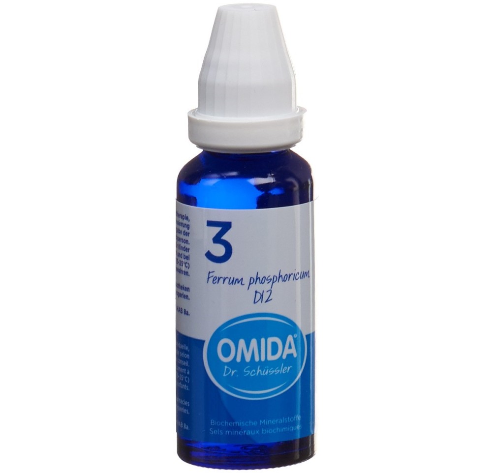 OMIDA SCHÜSSLER no3 ferr phos dil 12 D fl 30 ml