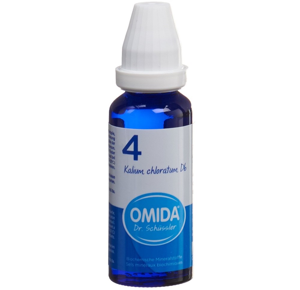 OMIDA SCHÜSSLER no4 kal chlor dil 6 D fl 30 ml