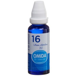 OMIDA SCHÜSSLER no16 lithi chlor dil 12 D fl 30 ml