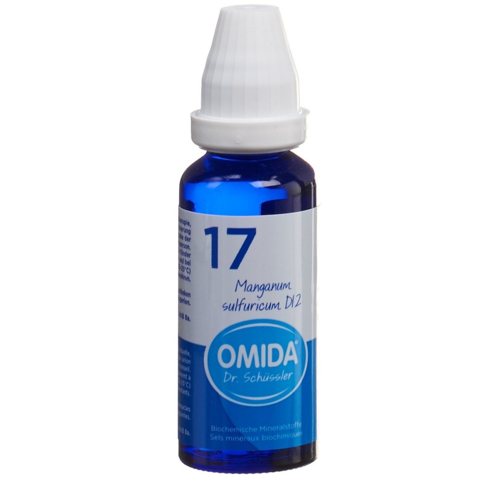 OMIDA SCHÜSSLER no17 mang sulf dil 12 D fl 30 ml