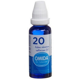 OMIDA SCHÜSSLER no20 kal alum sul dil 12 D 30 ml