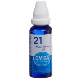 OMIDA SCHÜSSLER no21 zinc chlor dil 12 D fl 30 ml