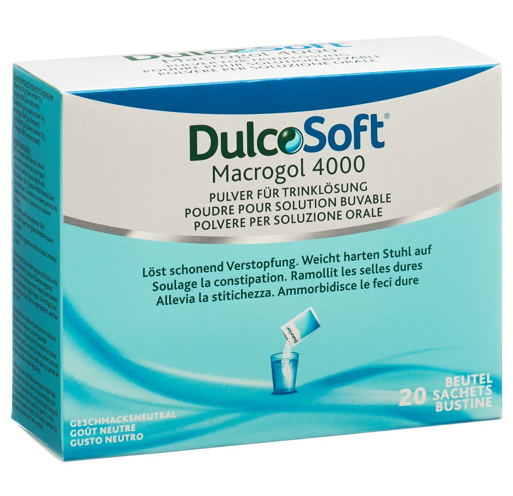 DULCOSOFT pdr pour solution buvable 20 sach 10 g DULCOSOFT pdr pour solution buvable 20 sach 10 g