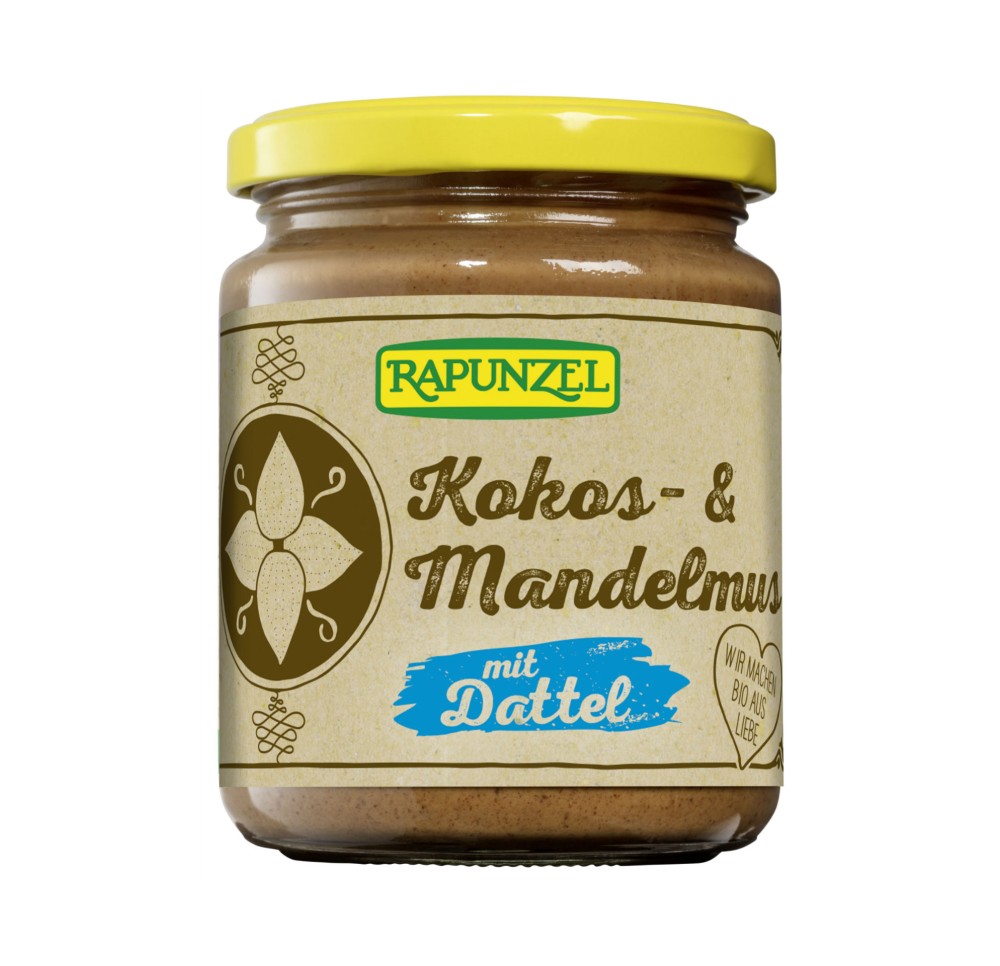 RAPUNZEL purée coco-amandes aux dattes verre 250 g