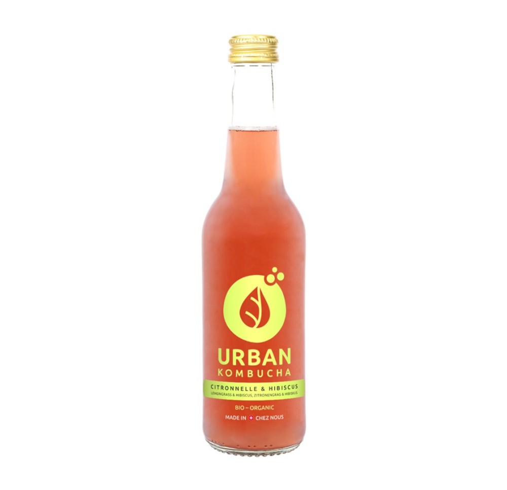 URBAN KOMBUCHA citronnelle & hibiscus fl 330 ml