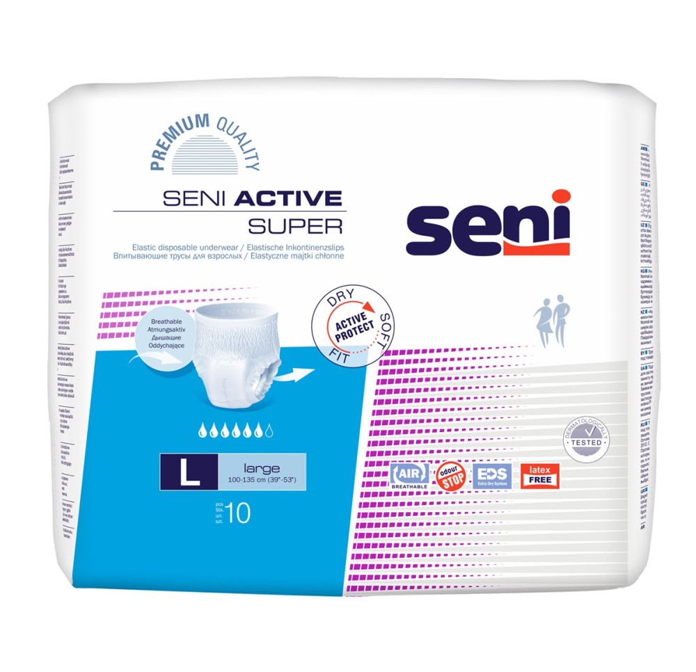 SENI Active Super Pants L 10 pce