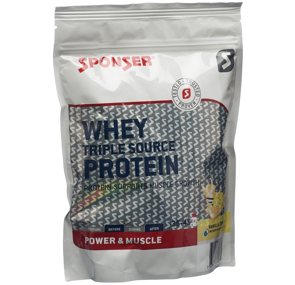 SPONSER Whey Triple Source Protein Vanilla 500 g SPONSER Whey Triple Source Protein Vanilla 500 g