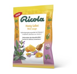 RICOLA Miel sauge avec sucre sach 75 g