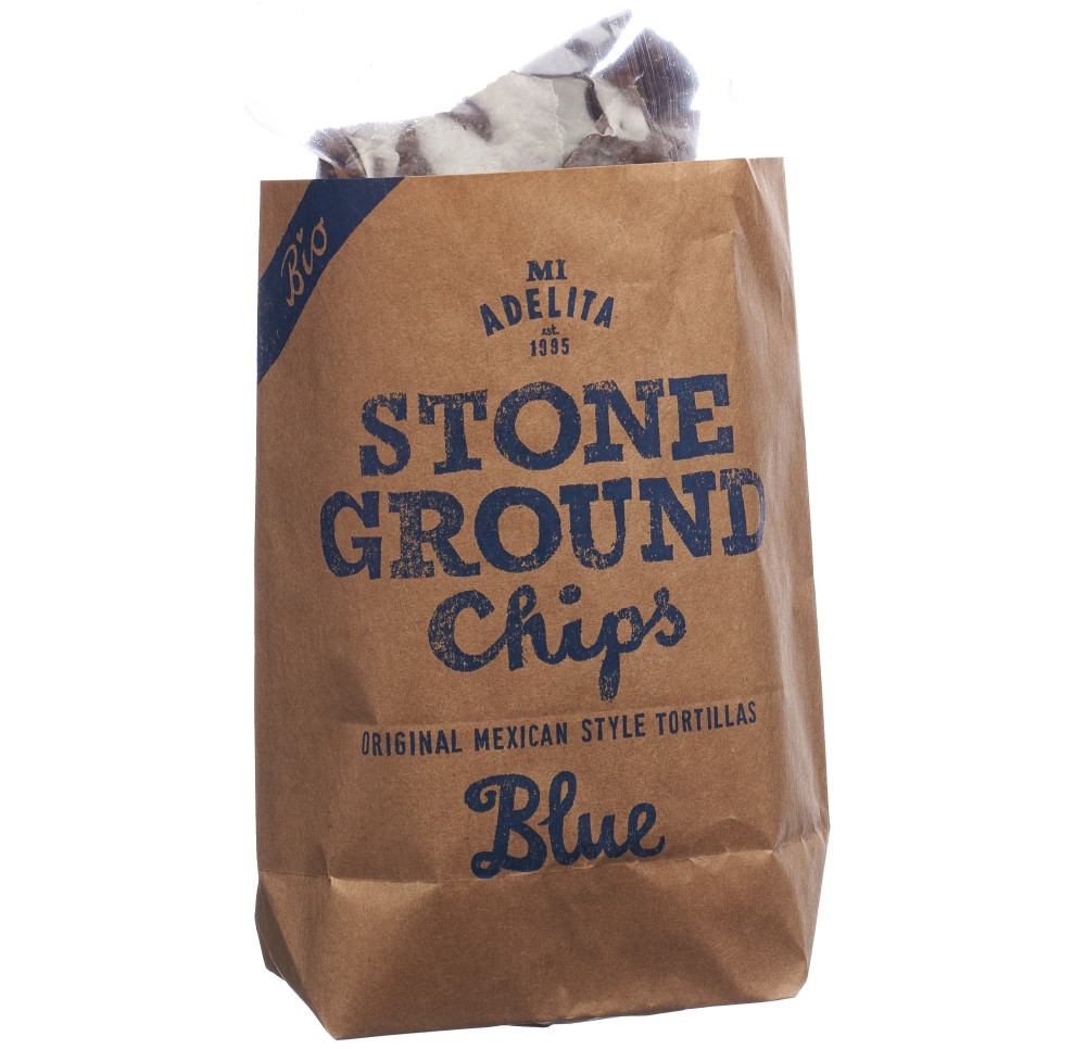 MIADELITA Bio Tortilla Chips Blue Corn sach 150 g