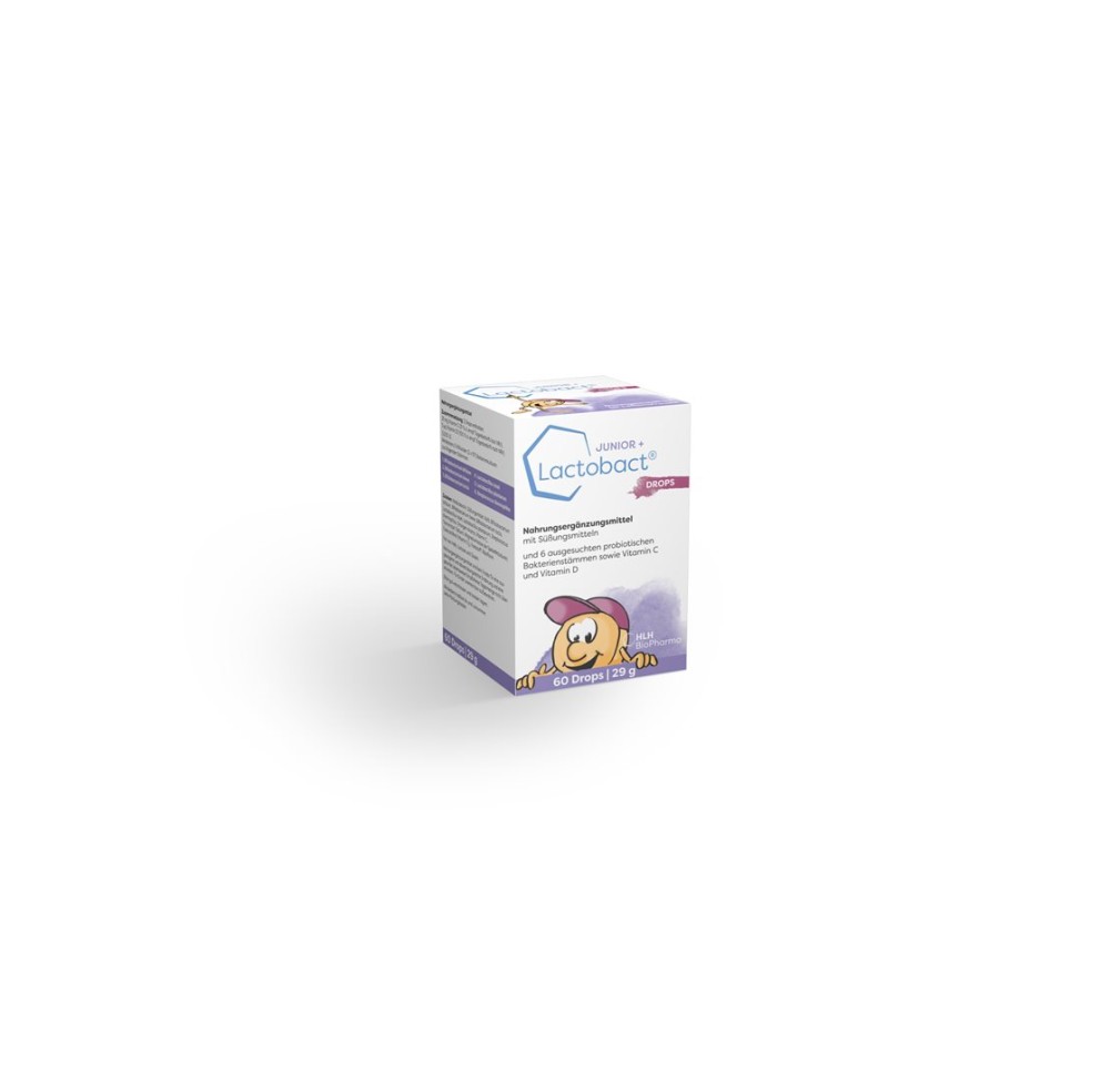 LACTOBACT JUNIOR + Drops bte 60 pce LACTOBACT JUNIOR + Drops bte 60 pce